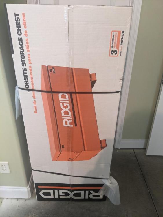 Ridgid Jobsite/tool boxes. 48” and 60”. NIB Non Firearm Classifieds